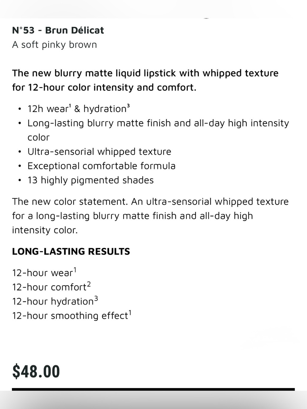 GIVENCHY LE ROUGE INTERDICT CREAM VELVET
Whipped Matte Liquid Lipstick N°53 - Picture 6 of 10